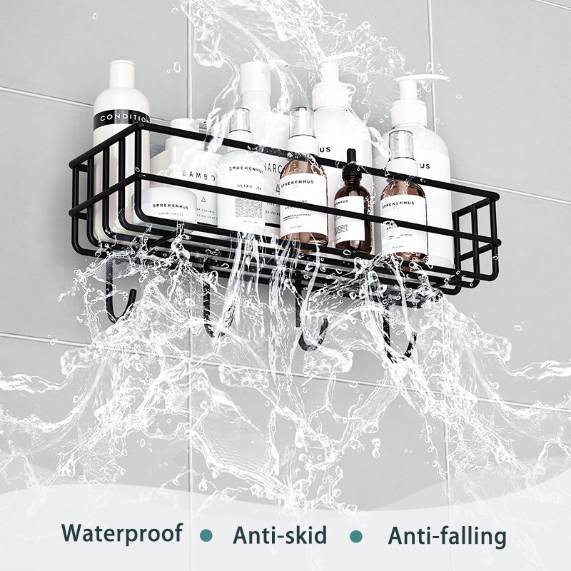 Suction Bathroom Shelf Iron Rack