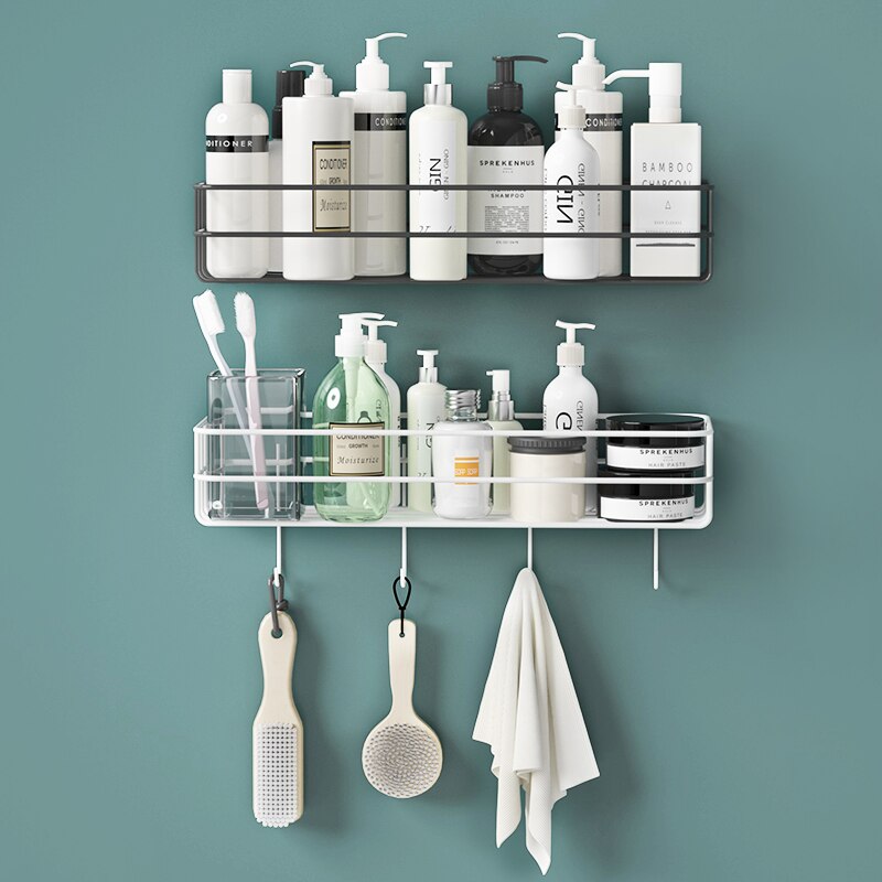 Suction Bathroom Shelf Iron Rack