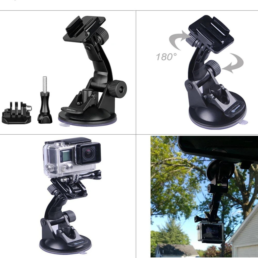 Suction Cup Car Mount Optional Bike Motorbike Mount for GoPro Hero Accessories for Xiaomi Yi Sjcam Eken Suction Cup Car Mount Optional Bike Motorbike Mount for GoPro Hero Accessories for Xiaomi Yi Sjcam Eken