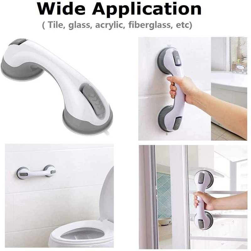 Suction Cup Grab Bars Bathroom Handrails (2 pcs)
