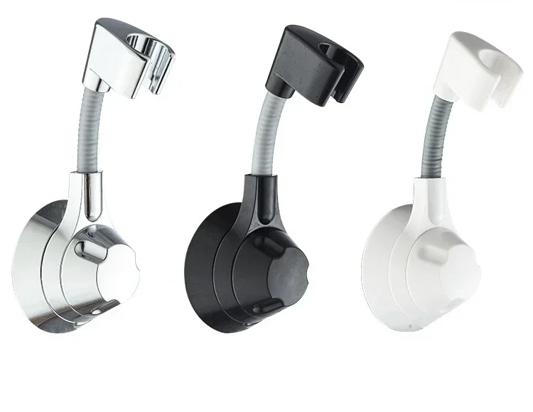 Suction Cup Shower Holder Adjustable Shower Head Holder Nozzle Handheld Holder Punch-Free Multi Angle Rotation Shower