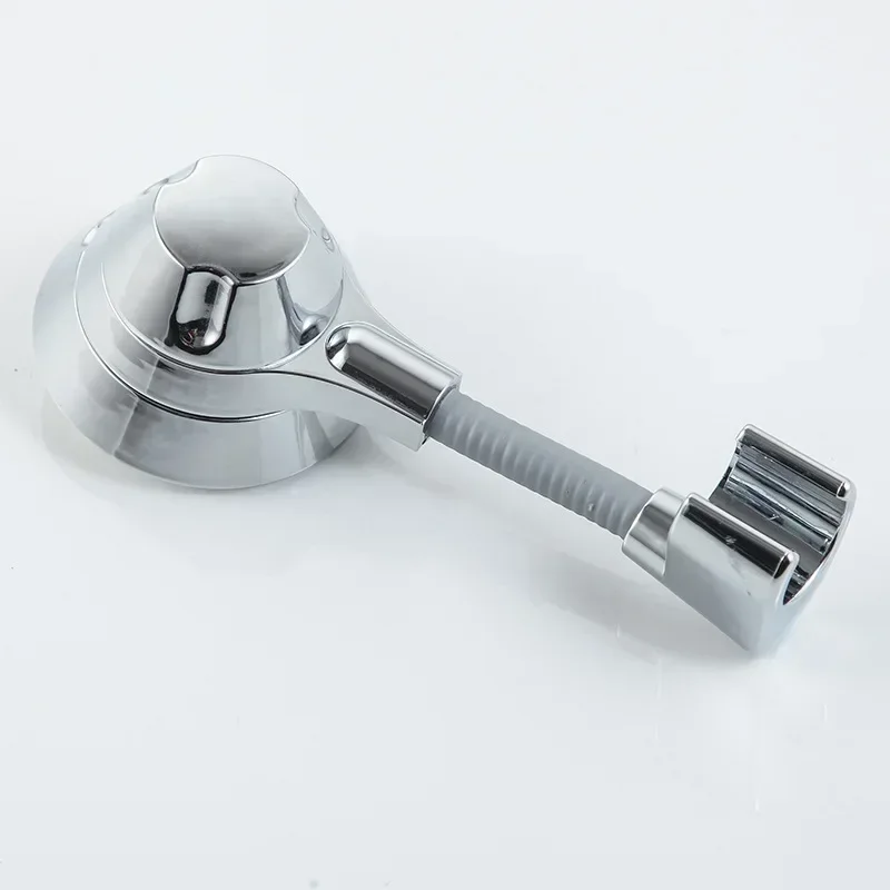 Suction Cup Shower Holder Adjustable Shower Head Holder Nozzle Handheld Holder Punch-Free Multi Angle Rotation Shower