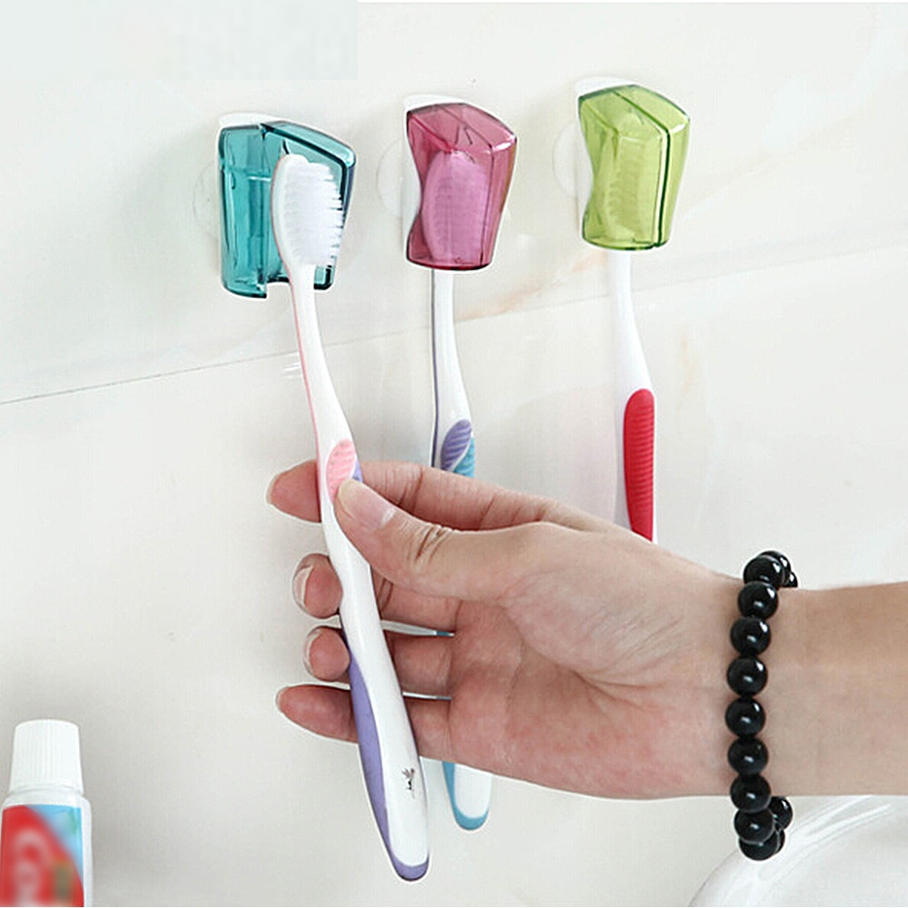 Suction Cup Toothbrush Holder (3 Pcs) Suction Cup Toothbrush Holder (3 Pcs)