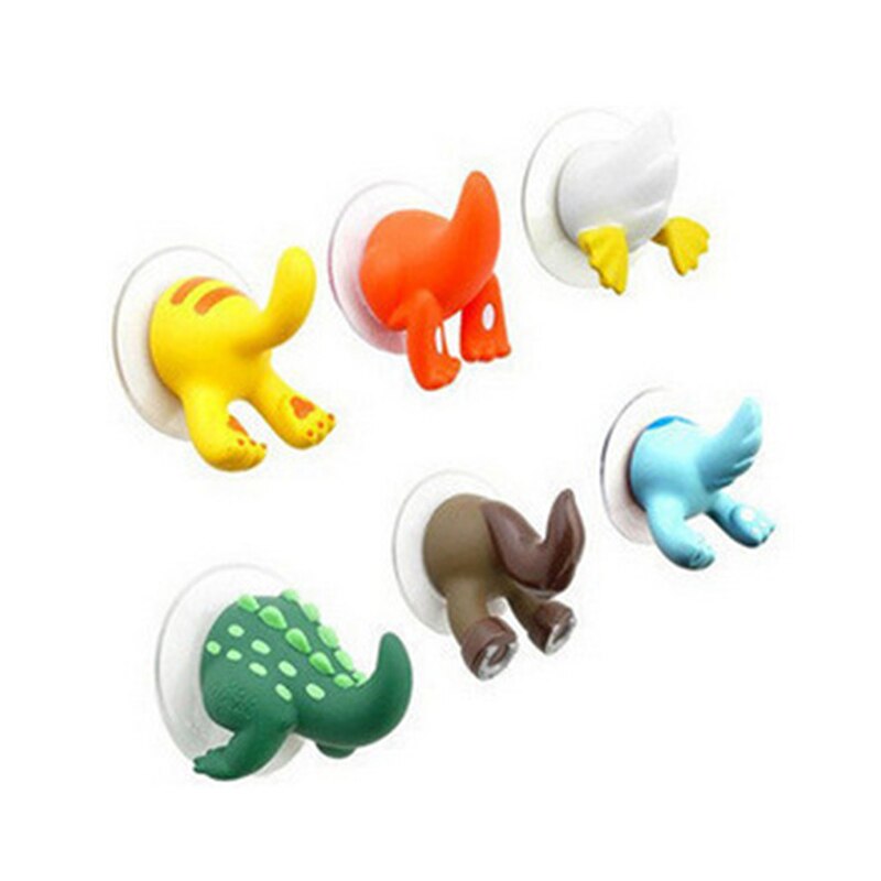 Suction Hooks Animal Tail Design (6pcs) Suction Hooks Animal Tail Design (6pcs)