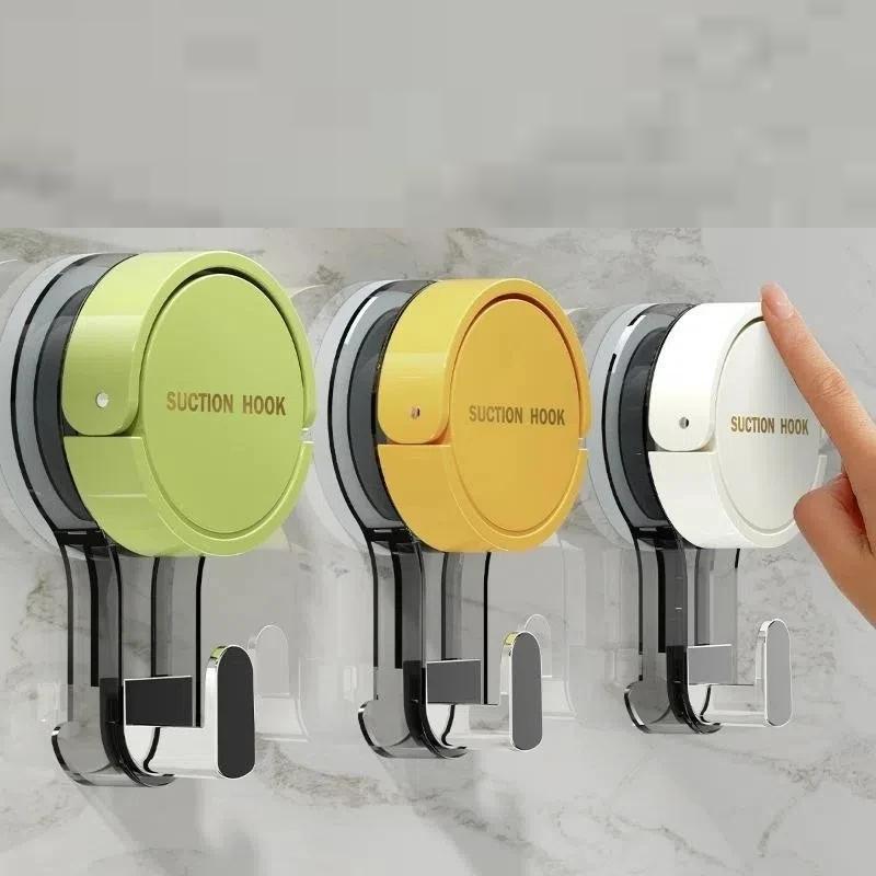 Suction Hooks Strong Vacuum Power Traceless No-Drilling Adhesive Hooks for Home Bathroom Kitchen Door Back and Toilet Suction Hooks Strong Vacuum Power Traceless No-Drilling Adhesive Hooks for Home Bathroom Kitchen Door Back and Toilet