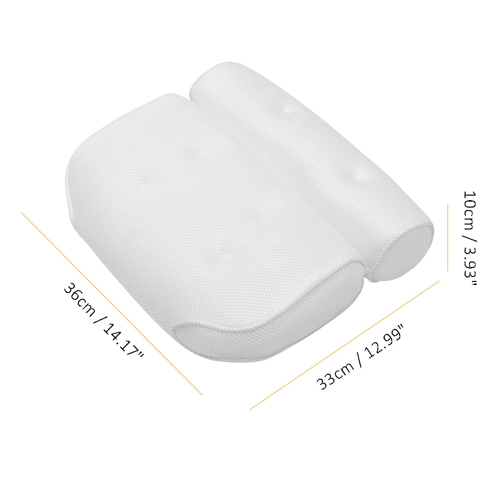 Suction Mount Bath Pillow for Tub