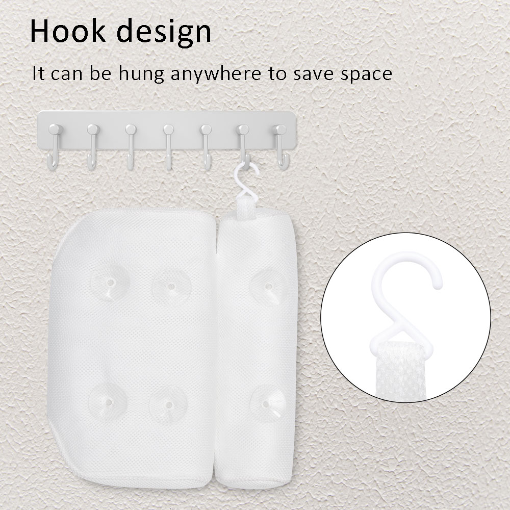 Suction Mount Bath Pillow for Tub