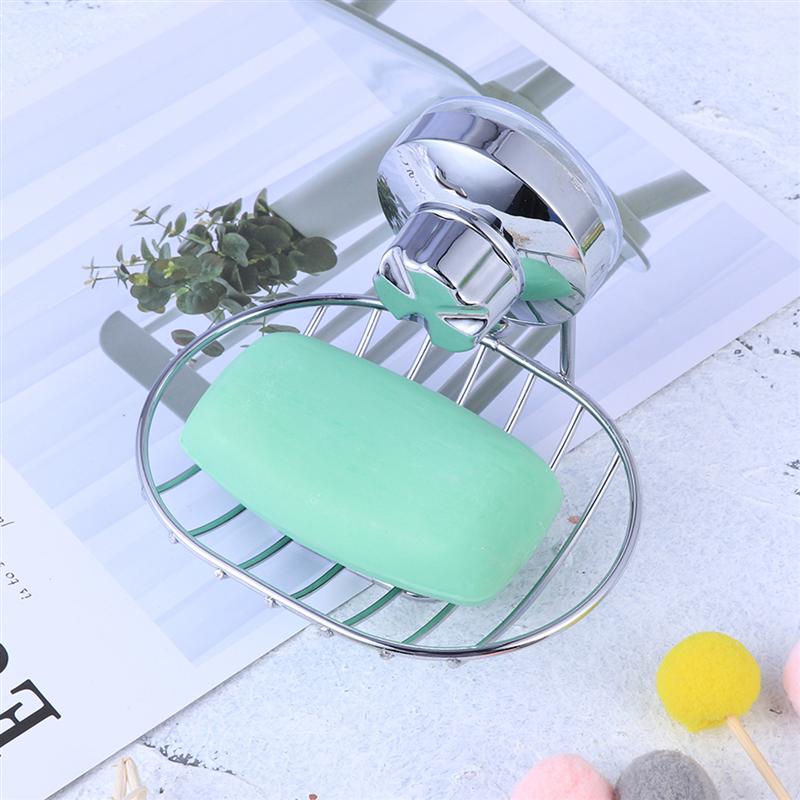 Suction Soap Holder Wall-Mounted Dish
