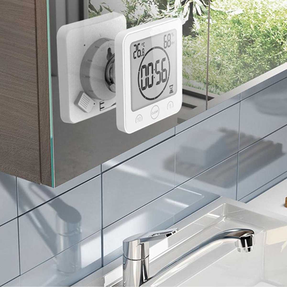 Suction Waterproof Bathroom Clock Suction Waterproof Bathroom Clock
