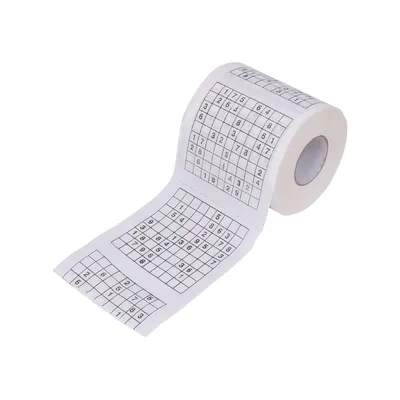 Sudoku Toilet Paper 2 Ply Tissue Roll Sudoku Toilet Paper 2 Ply Tissue Roll