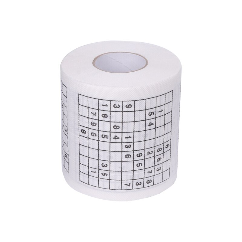 Sudoku Toilet Paper 2 Ply Tissue Roll Sudoku Toilet Paper 2 Ply Tissue Roll