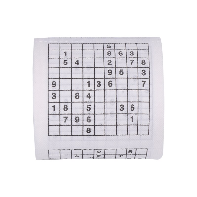 Sudoku Toilet Paper 2 Ply Tissue Roll Sudoku Toilet Paper 2 Ply Tissue Roll