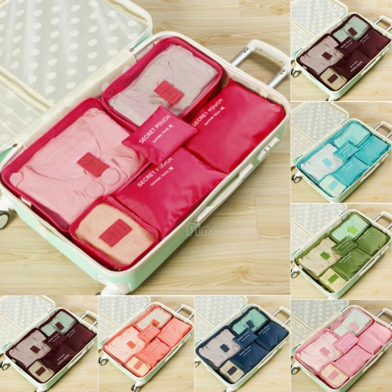 Suitcase Organizer Travel Pouch (6 pcs)