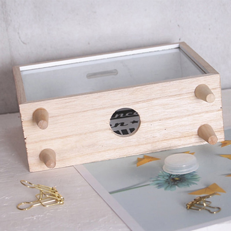 Suitcase Style Wooden Money Bank