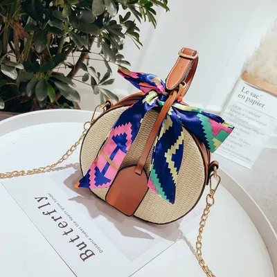 Summer Bags Straw Beach Crossbody
