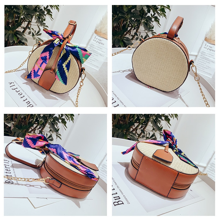 Summer Bags Straw Beach Crossbody