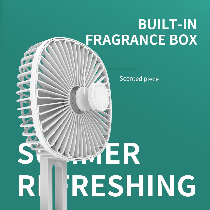 Summer Desktop Mini Small Foldable Fan Rechargeable Folding Electric Fan USB Small Fan Amping