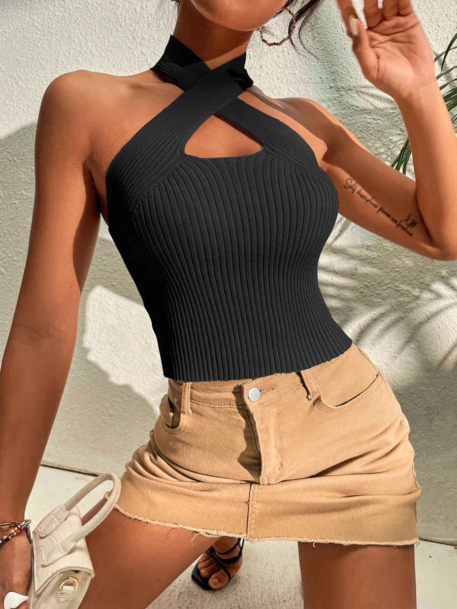 Summer Fashion Criss Cross Crop Top Summer Fashion Criss Cross Crop Top