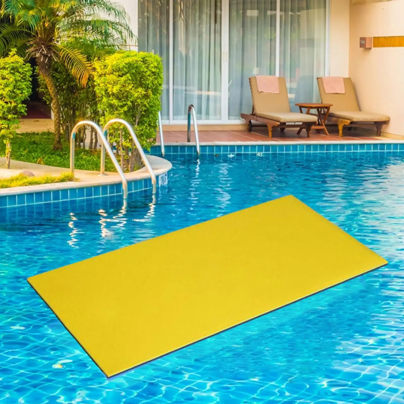 Summer Floating Pad Water Floating Mat Summer Pool Float Raft Relaxing Durable 2 Layers Float Mat Pools Lakes Beach Summer Floating Pad Water Floating Mat Summer Pool Float Raft Relaxing Durable 2 Layers Float Mat Pools Lakes Beach