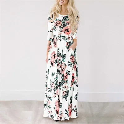 Summer Floral Bohemian Dress