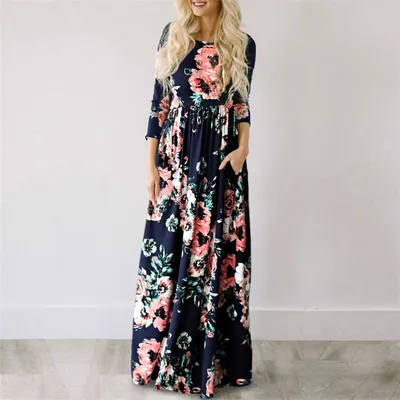 Summer Floral Bohemian Dress
