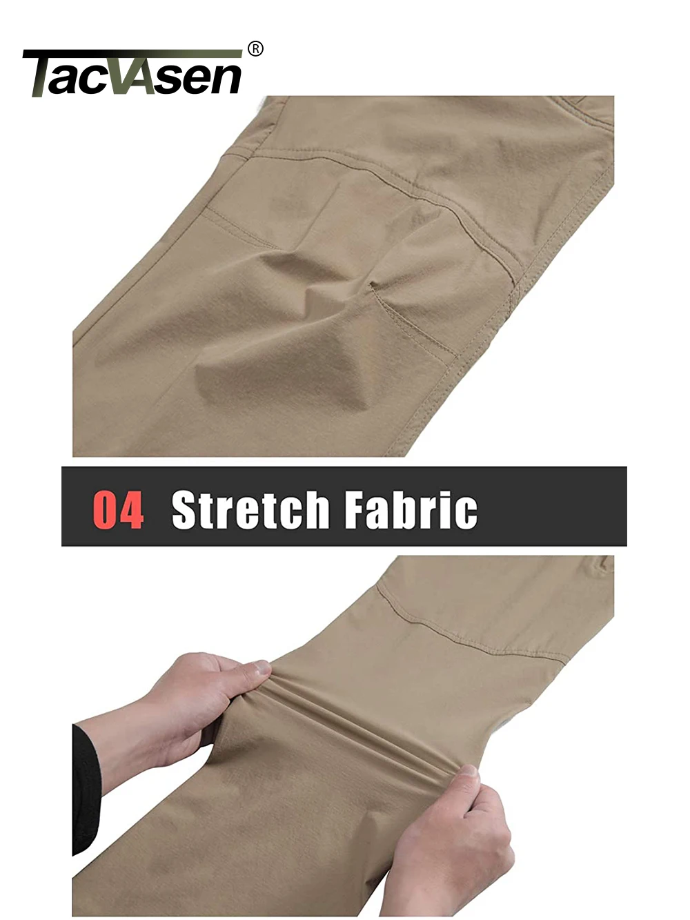 Summer Lightweight Trousers Mens Fishing Pants Outdoor Hiking Nylon Quick Dry Pockets Cargo Pants Casual Work Trousers