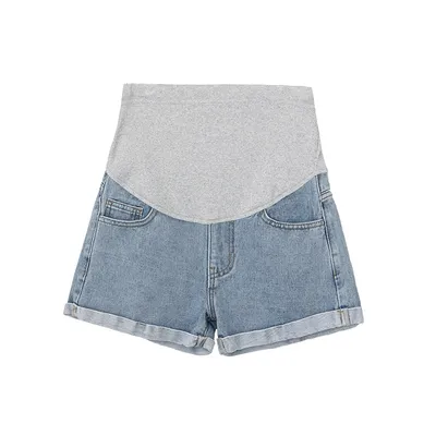 Summer Maternity Denim Shorts
