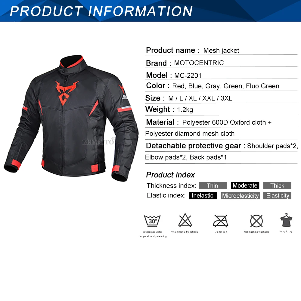 Summer Motorcycle Riding Jacket Men Women Mesh Breathable Motocross Jacket Anti-fall Motorbike Jacket With 5pcs Summer Motorcycle Riding Jacket Men Women Mesh Breathable Motocross Jacket Anti-fall Motorbike Jacket With 5pcs