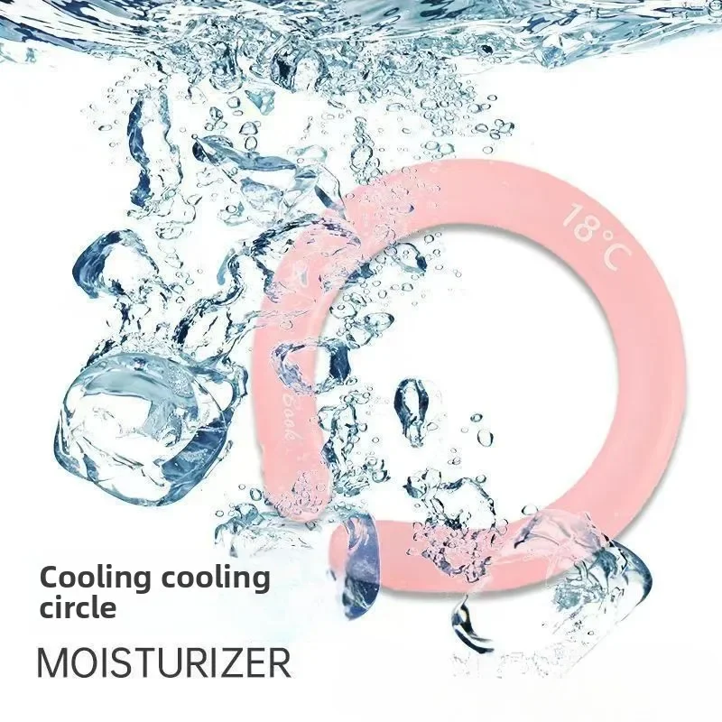 Summer Neck Cooling Ring Outdoor Running Fitness Fishing Cycling Travel Cool Neck Ring Portable Outdoor Cooling