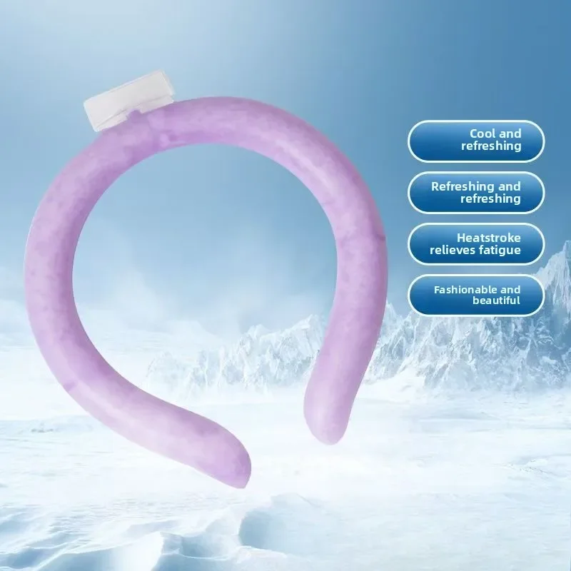 Summer Neck Cooling Ring Outdoor Running Fitness Fishing Cycling Travel Cool Neck Ring Portable Outdoor Cooling