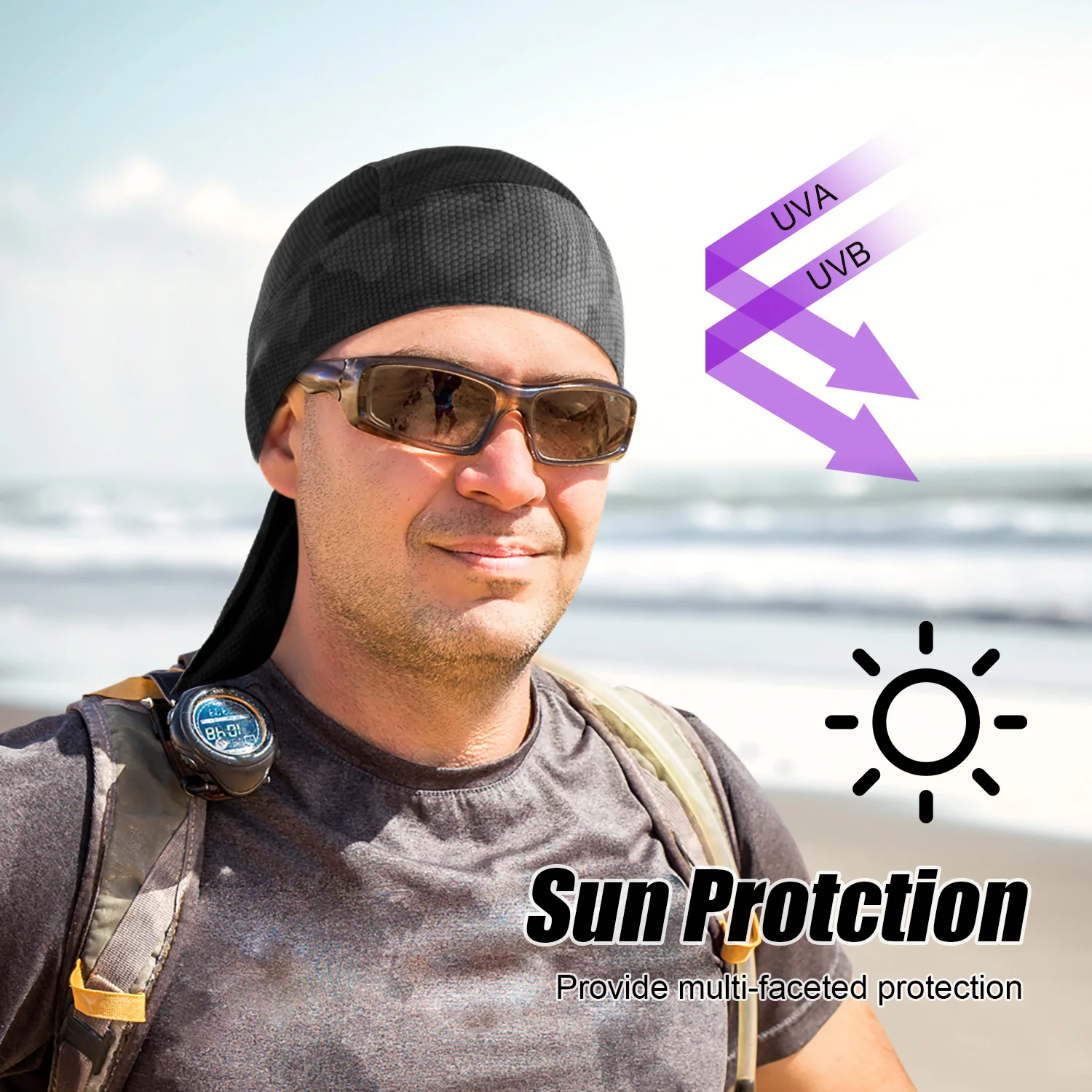Summer Quick-dry Cyling Caps Breathable Bandana Hats Sun Protection Running Beanies Pirate Hat Sports Hiking Bicycle Summer Quick-dry Cyling Caps Breathable Bandana Hats Sun Protection Running Beanies Pirate Hat Sports Hiking Bicycle