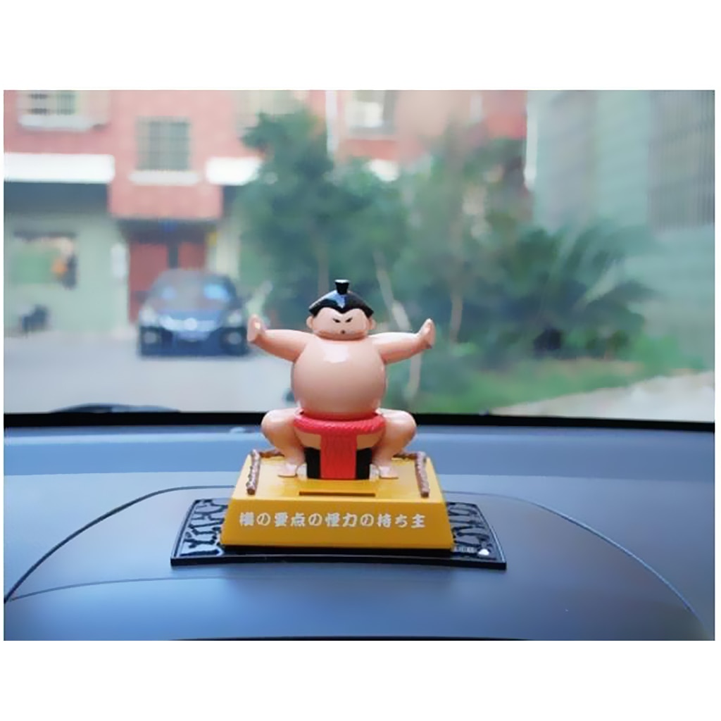 Sumo Wrestler Solar Car Dashboard Toy Sumo Wrestler Solar Car Dashboard Toy