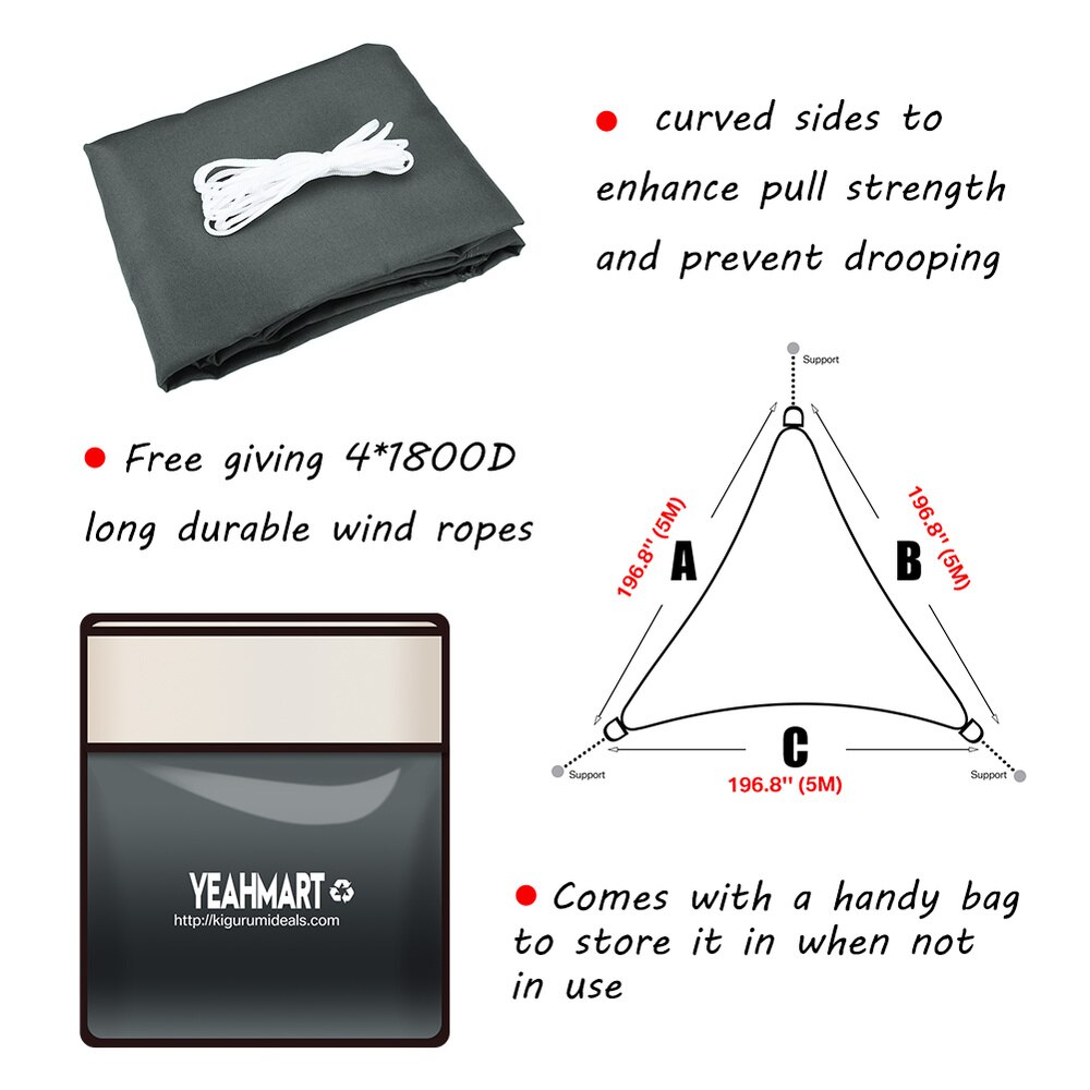 Sun Protection Triangle Shade Cover Sun Protection Triangle Shade Cover