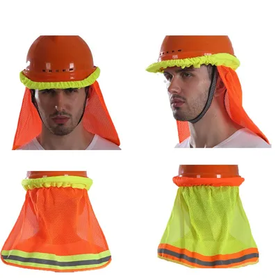 Sun Shade for Hard Hat with Reflective Stripe Sun Shade for Hard Hat with Reflective Stripe
