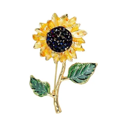 Sunflower Brooch Ladies Fashion Jewelry