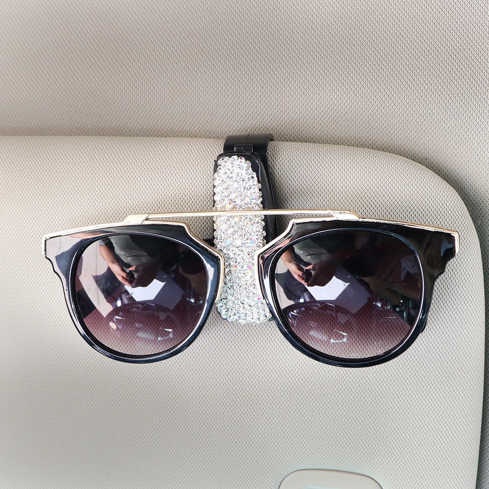 Sunglass Clip for Car with Rhinestone Sunglass Clip for Car with Rhinestone