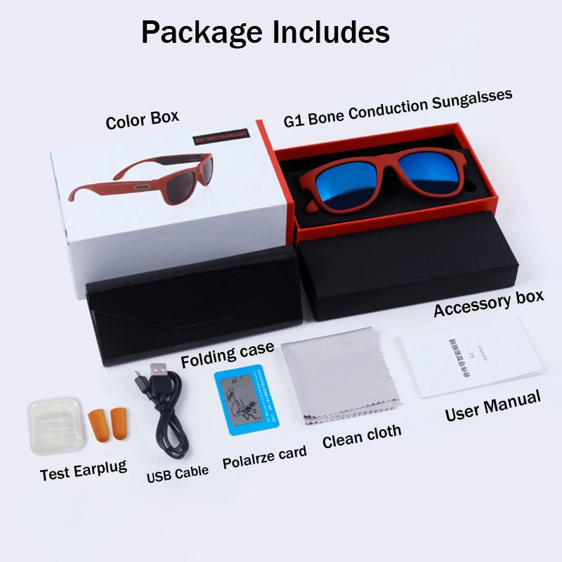 Sunglass Speakers Bluetooth Headphones