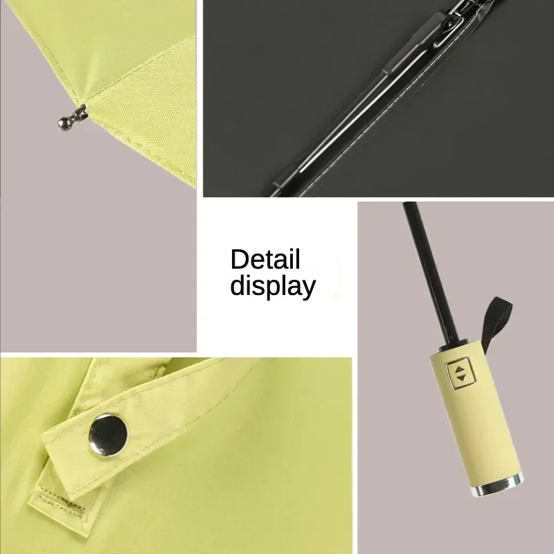 Sunny Strong Parasol Rainy Large Shade Windproof Automatic For Reinforced 12 Fully Umbrellas Bone And Folding Umbrella Sunny Strong Parasol Rainy Large Shade Windproof Automatic For Reinforced 12 Fully Umbrellas Bone And Folding Umbrella