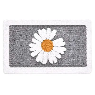 Super Absorbent Floor Daisy Rug Super Absorbent Floor Daisy Rug