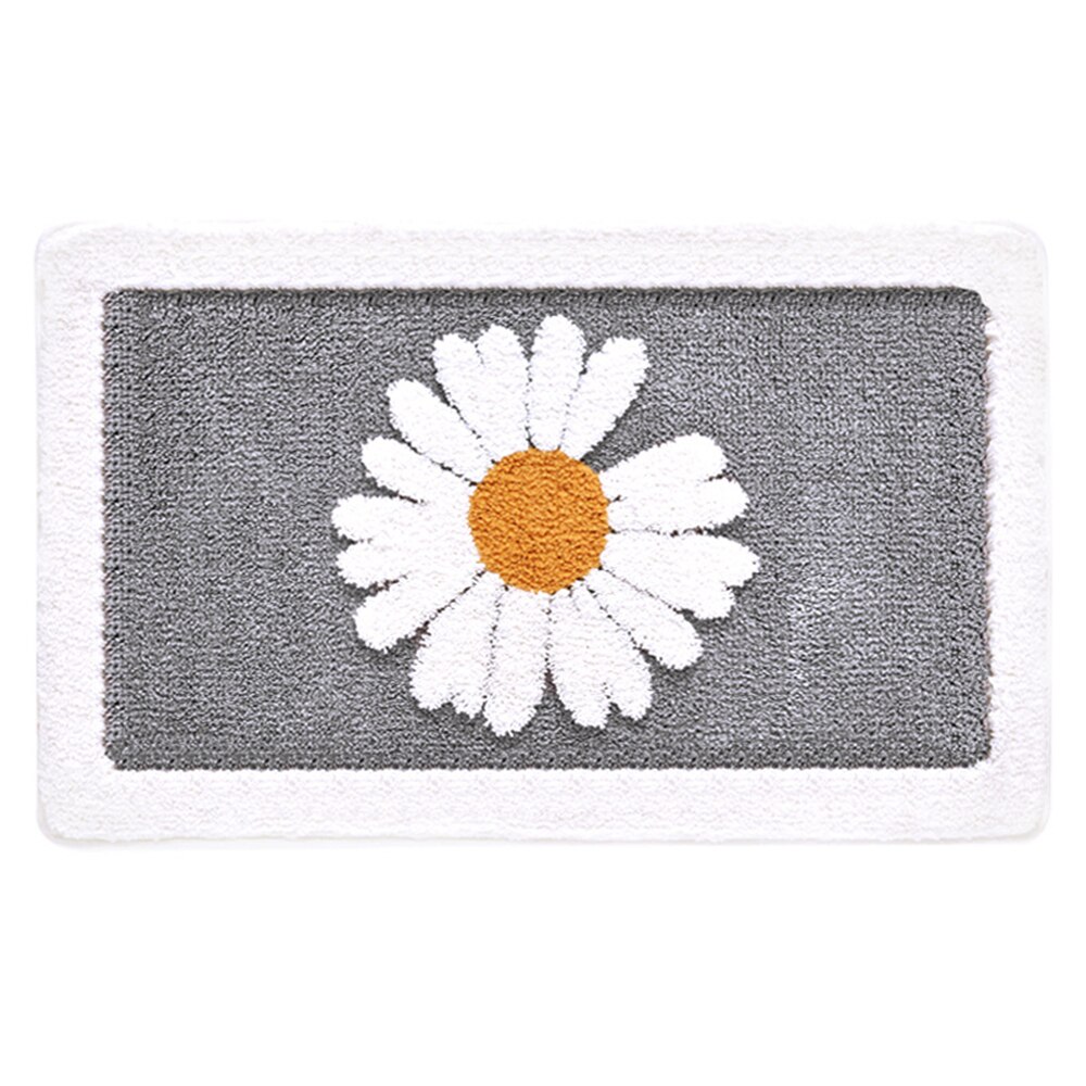Super Absorbent Floor Daisy Rug