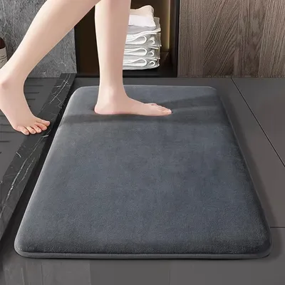 Super Absorbent Floor Mat, Super Absorbent Bath Mat, Super Anti Slip Coral Velvet Bathroom Floor Mat Super Absorbent Floor Mat, Super Absorbent Bath Mat, Super Anti Slip Coral Velvet Bathroom Floor Mat