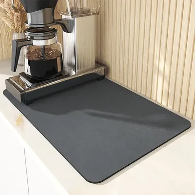 Super Absorbent Large Kitchen Absorbent Mat Antiskid Draining Coffee Dish Drying Mat Quick Dry Bathroom Drain Pad Super Absorbent Large Kitchen Absorbent Mat Antiskid Draining Coffee Dish Drying Mat Quick Dry Bathroom Drain Pad