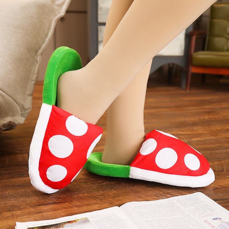 Super Mario Slippers Plush Footwear Super Mario Slippers Plush Footwear