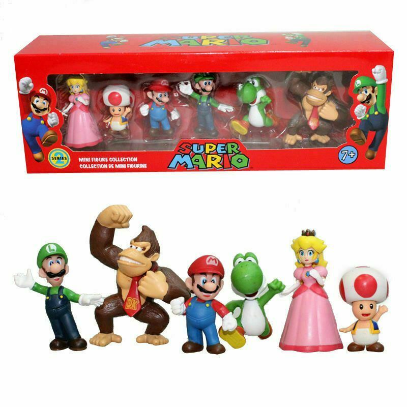 Super Mario Toys Action Figures 6pcs/set Super Mario Toys Action Figures 6pcs/set