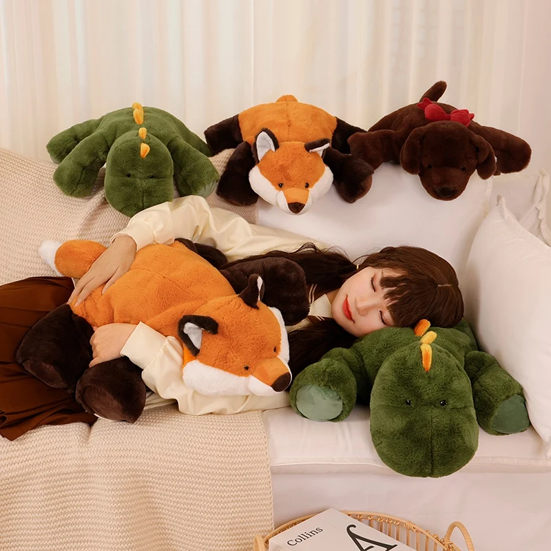 Super Soft Lazy Fluffy Plush Stuffed Animals Plushie Raccoon Fox Crocodile Sloth Hug Throw Pillow Birthday Gift Boy Girl Super Soft Lazy Fluffy Plush Stuffed Animals Plushie Raccoon Fox Crocodile Sloth Hug Throw Pillow Birthday Gift Boy Girl