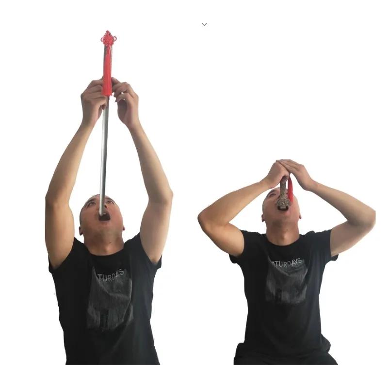 Super Swallowing Sword Magia Magie Magicians Props Illusions Gimmicks + Tutorial Stage Magic Tricks Magician Party Super Swallowing Sword Magia Magie Magicians Props Illusions Gimmicks + Tutorial Stage Magic Tricks Magician Party