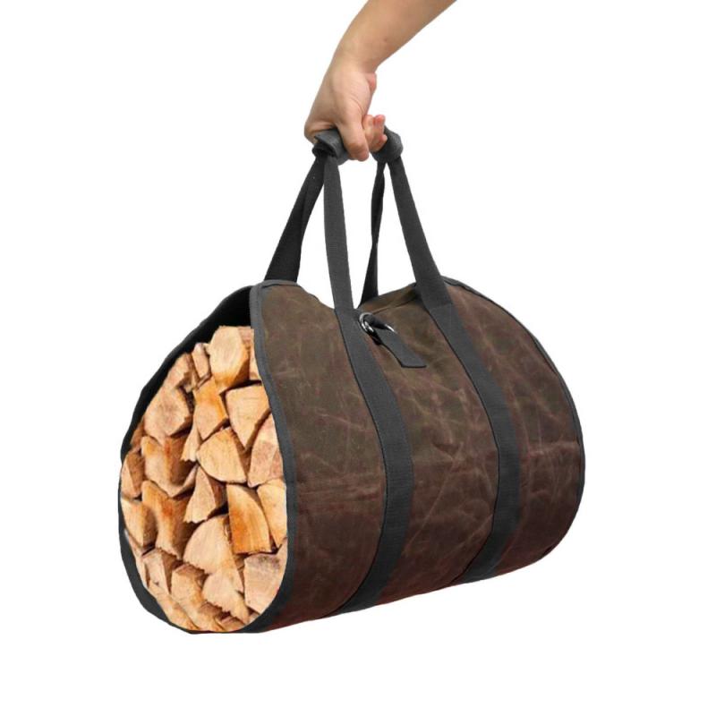 Supersized Canvas Firewood Carrier Supersized Canvas Firewood Carrier