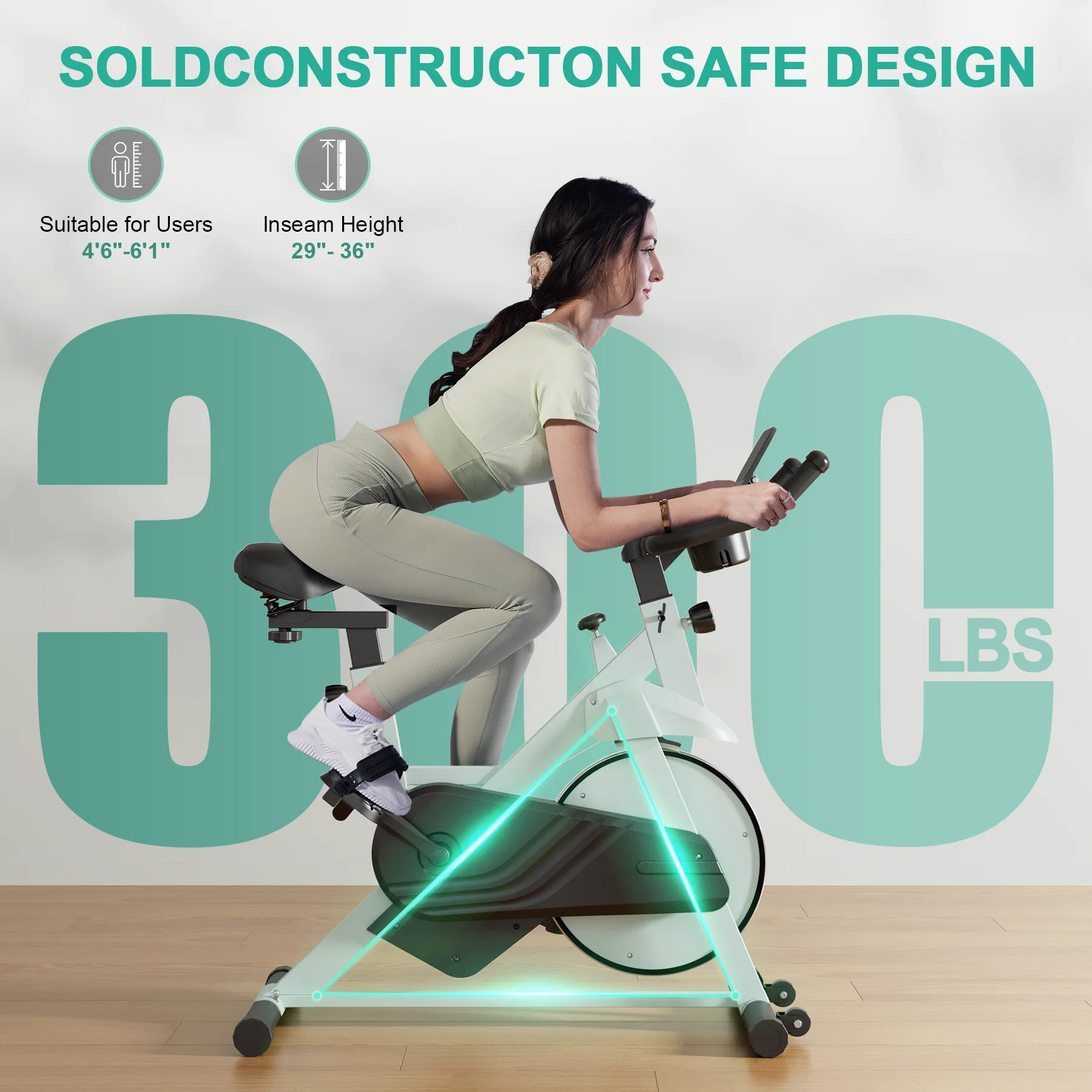 Superun Exercise Bike, 32-Level Magnetic Resistance Stationary Bikes for Home, Low Noise Workout Cycling Bike for Home Superun Exercise Bike, 32-Level Magnetic Resistance Stationary Bikes for Home, Low Noise Workout Cycling Bike for Home