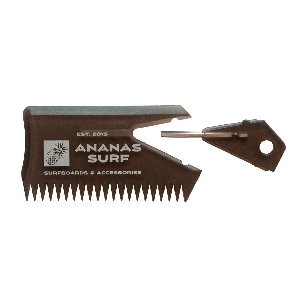 Surfboard Wax Comb with Fin Key Surfboard Wax Comb with Fin Key
