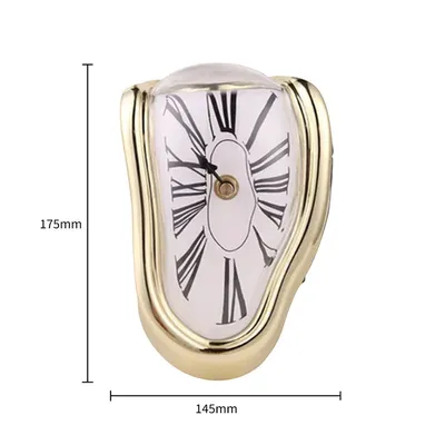 Surrealistic Melting Clock Silent Melting Wall Clock Salvadoran Dali Style Decorative Home Watch Office Shelf Table Gift Surrealistic Melting Clock Silent Melting Wall Clock Salvadoran Dali Style Decorative Home Watch Office Shelf Table Gift